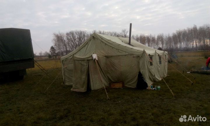 Палатки армейские Брезентовые Уз-68