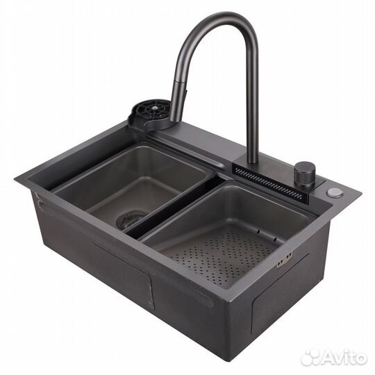 Кухонная мойка abber Wasser Kreis AF2194NG никель