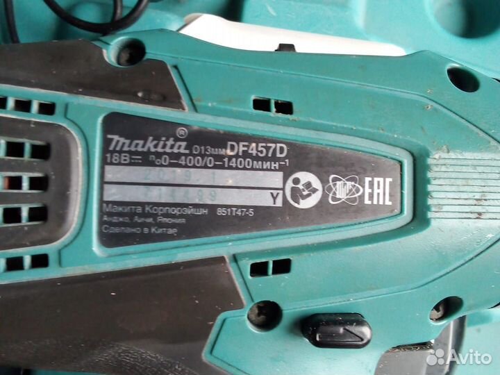 Шуруповерт makita df457dwe