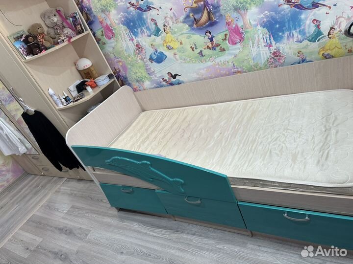 Детская кровать бу дельфин