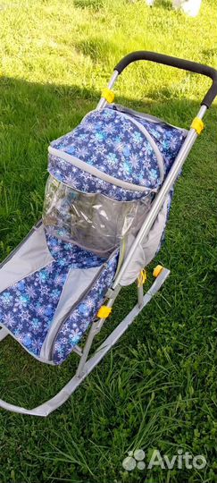 Детские санки коляска бу