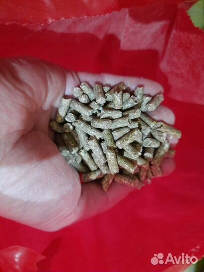 Травяные гранулы для морских свинок пакет 2,5 кг