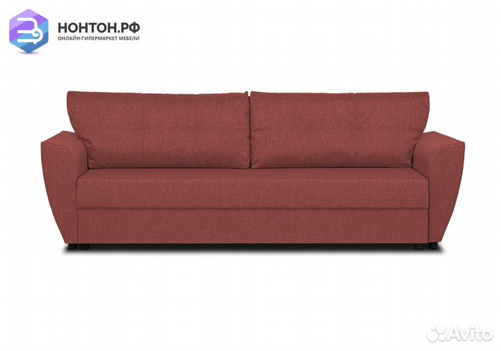 Диван еврокнижка Амстердам терракотовый
