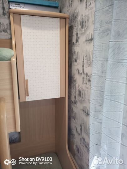 Двухъярусная кровать бу с матрасами