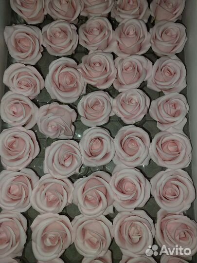 Розы из мыла