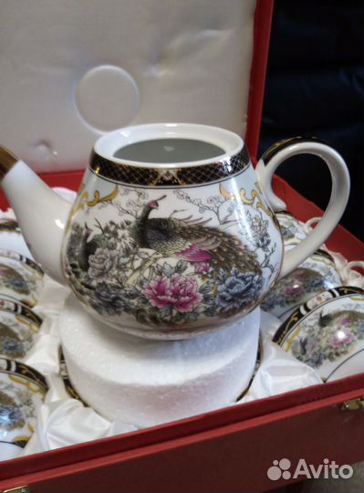 Сервиз чайн новый6 перс фарфор Китай15пр торг незн