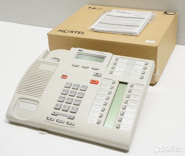 Телефон системный Nortel T7316E белый без трубки