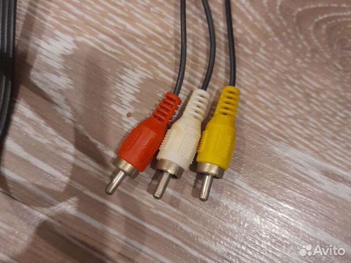 Кабель Jack 3,5 мм 4 pin 3 RCA аудио видео