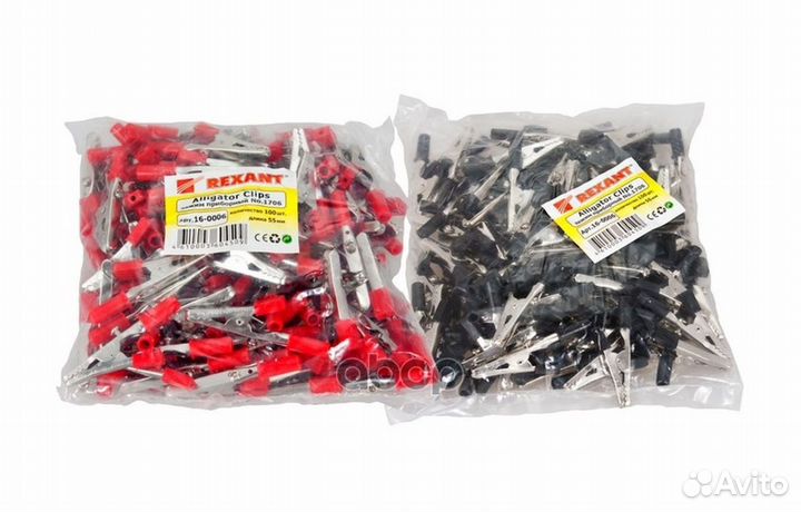 Зажим «крокодил» 5 А 55 мм rexant 160006 rexant
