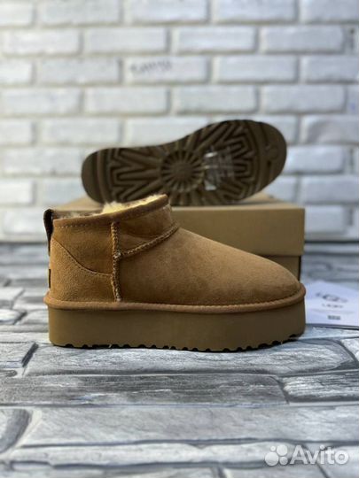 Угги Ugg classic ultra mini на платформе