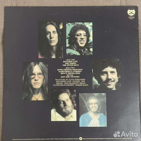 Todd Rundgren / Rock Utopia lp UK USA Germany