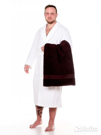 Полотенце махровое черное