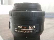 Объектив nikon 35 mm 1.8 DX