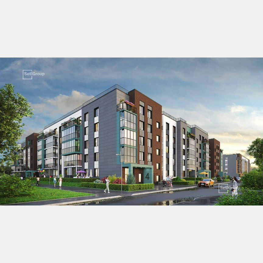 2-к. квартира, 52,5 м², 1/5 эт.