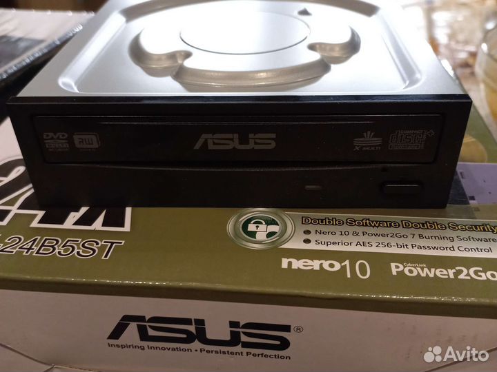 Привод DVD-RW Asus DRW-24D5MT/BLK/B/AS черный