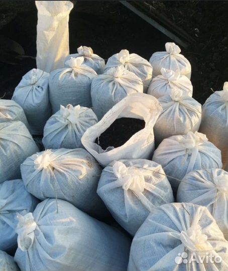 Навоз перегной в мешках