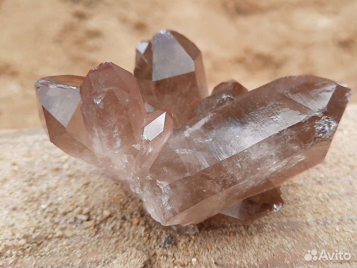 Раухтопаз Дымчатый Кварц Друза Кристалл