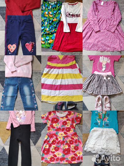 Детская одежда для девочек пакетом