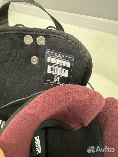 Сноубордические ботинки Salomon Scarlet Black