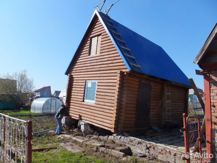 Замена венцов, Подъем домов