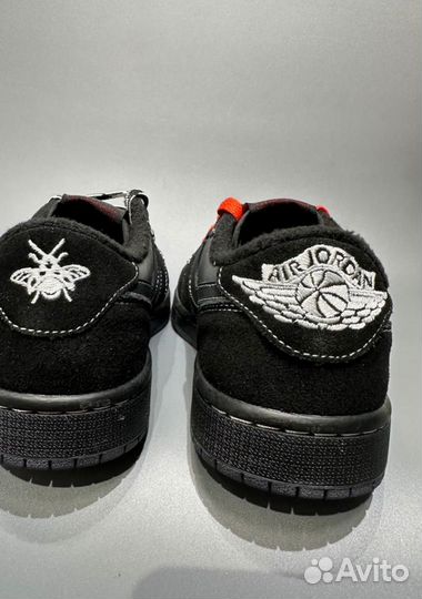 Кроссовки Travis Scott X Air Jordan 1 Low Black Ph