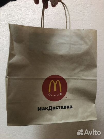 Пакет из макдональдс