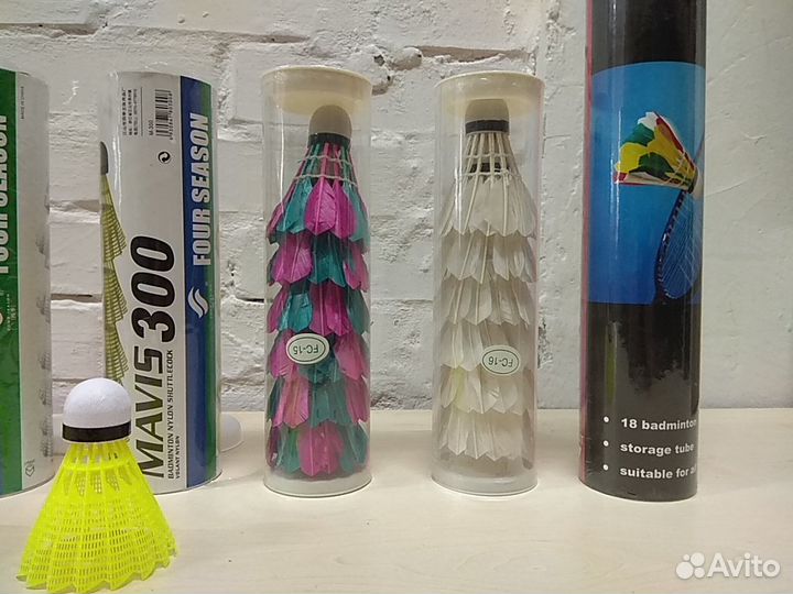 Ракетки, воланчики, мячи для бадминтона