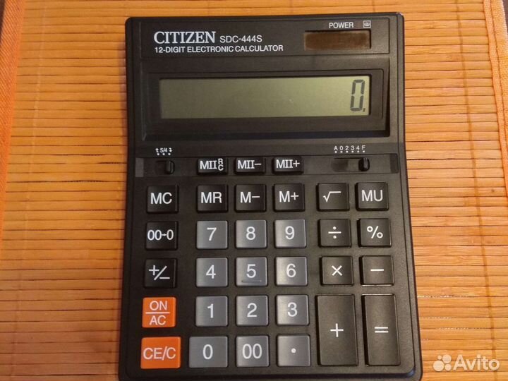 Калькулятор citizen sdc 444s