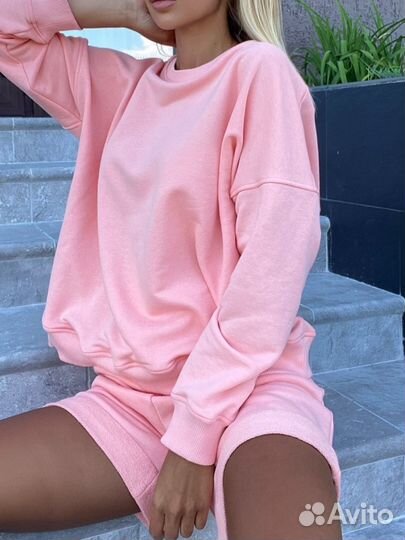 Костюм шорты и толстовка