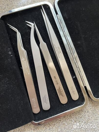 Пинцеты для наращивания ресниц