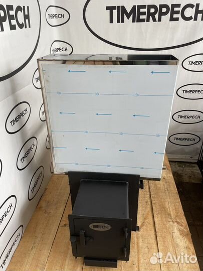 Банная печь Тайга-500 св бак с переди