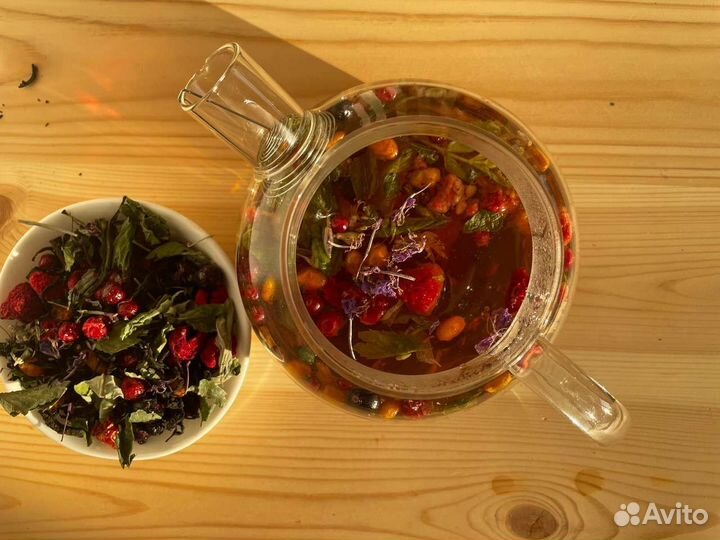 Иван-чай 1 кг с ягодами и травами, вкусный