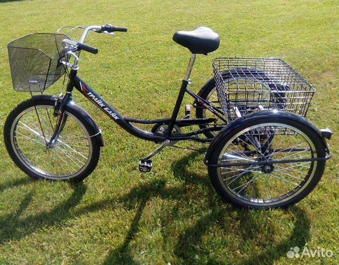Велосипед трехколесный с корзиной