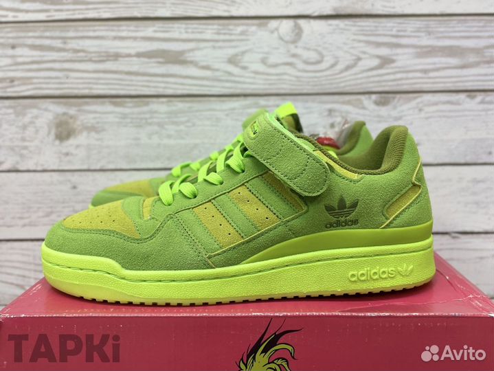 Adidas Forum Low The Grinch Green кроссовки