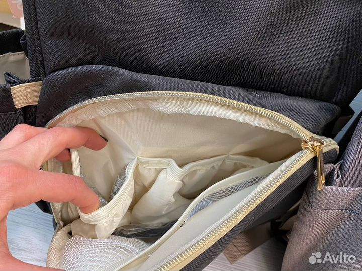 Сумка рюкзак термо для мамы на коляску