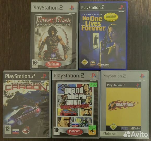 Лицензионные игры ps2