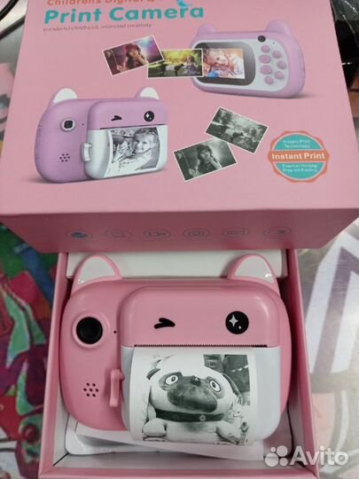 Детский Фотоаппарат с печатью