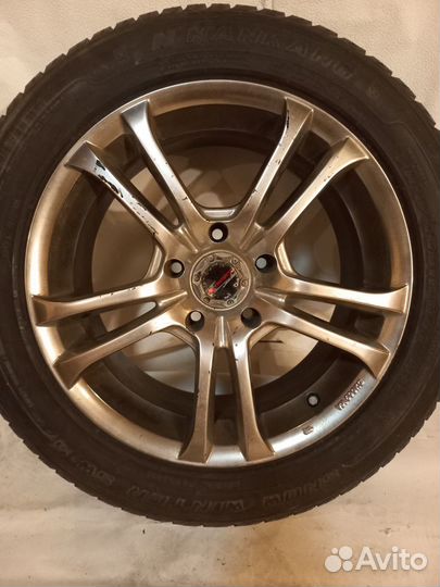 Колесо в сборе 1шт.(шина + диск) в хор.сост 205х55