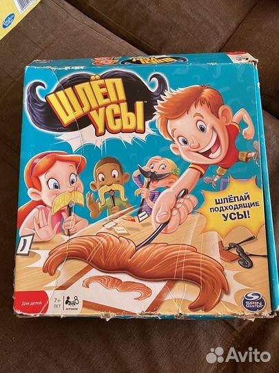 Настольная игра шлеп усы