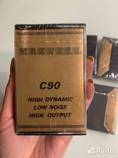 Аудио кассета makwell 90 запечатаны Цена за все