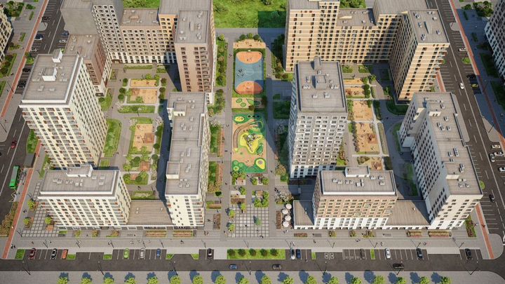 2-к. квартира, 53,6 м², 6/15 эт.