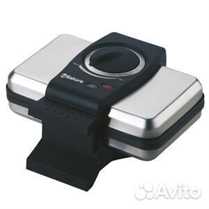 Вафельница SA-7405TR 1000Вт нерж «елочка»