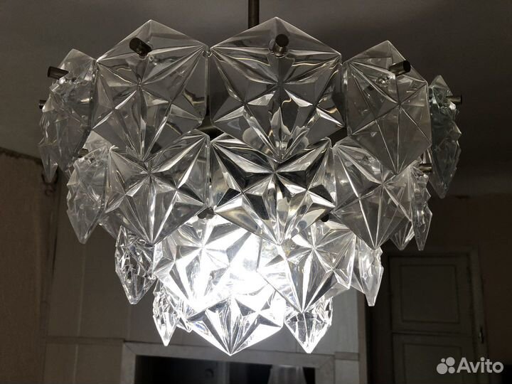 Люстра Искра СССР потолочная