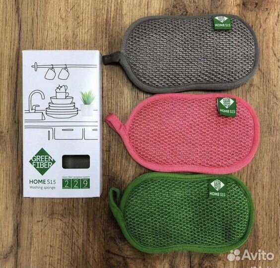 Губка для посуды Greenway