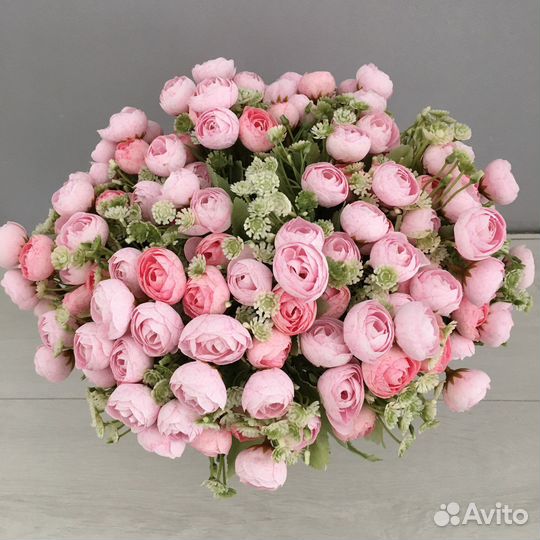 Искусственные цветы мелкие камелии