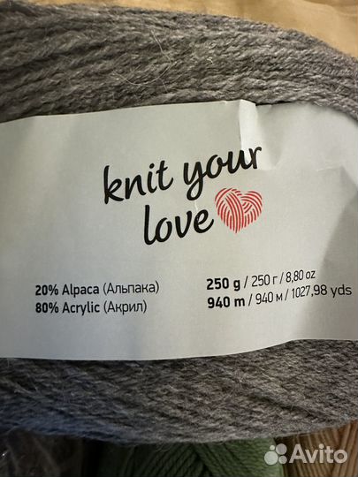 Пряжа нитки для вязания