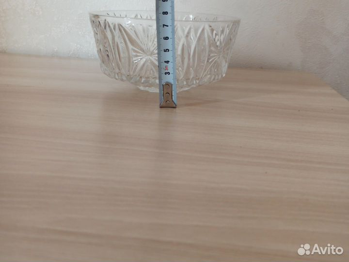 Хрустальная конфетница, салатник (СССР)