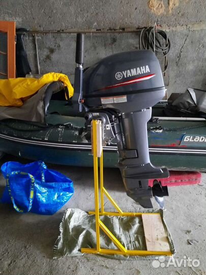 Лодка Gladiator 380 нднд, мотор Yamaha 9.9