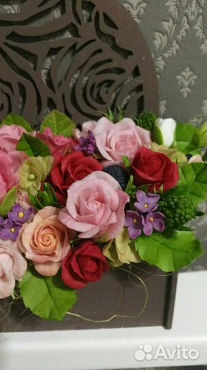 Коробочка с цветами