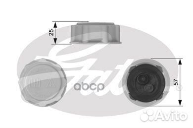 Крышка расширительного бачка системы охлаждения